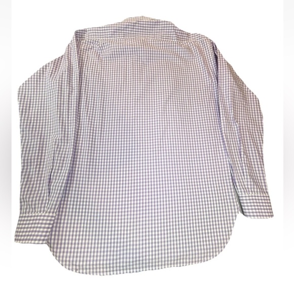 Psycho Bunny Button Down Shirt Men’s Xl Purple Gingham Plaid Single Needle - Picture 3 of 8